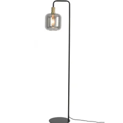 Light - Living Light & Living Vloerlamp Lekar Zwart - E27 - 155 cm hoog