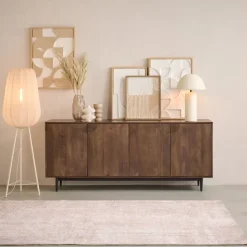 Light - Living Light & Living Vloerlamp Plumeria Zand - E27 - 132 cm hoog