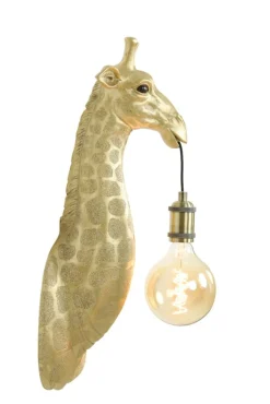 Light - Living Light & Living Wandlamp Giraffe Goud - E27 - 61 cm hoog