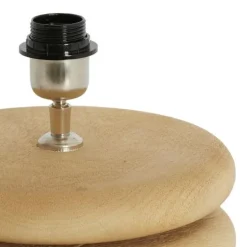 Light - Living Light& Living Lampenvoet Eboli Naturel - E27 - 9 cm hoog