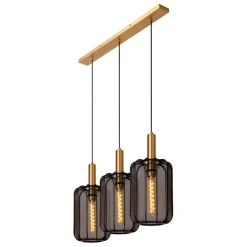 Lucide Hanglamp Corina Zwart - 3 x E27 - 90 cm breed