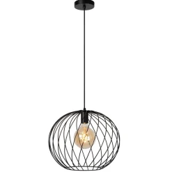 Lucide Hanglamp Danza Zwart - E27 - Ø 40 cm