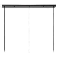 Lucide Hanglamp Danza Zwart - 3 x E27 - 130 cm breed