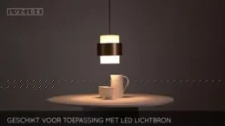 Lucide Hanglamp Firmin Goud - E27 - Ø 20 cm