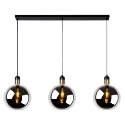 Lucide Hanglamp Julius Zwart - 3 x E27 - 105 cm breed