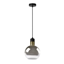 Lucide Hanglamp Julius Zwart - E27 - Ø 20 cm