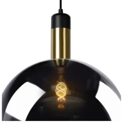 Lucide Hanglamp Julius Zwart - E27 - Ø 20 cm