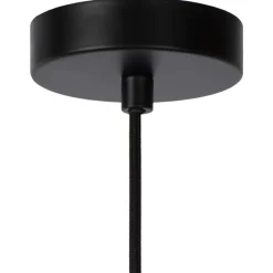 Lucide Hanglamp Julius Zwart - E27 - Ø 20 cm