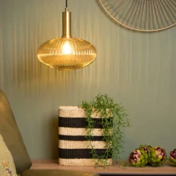 Lucide Hanglamp Maloto Goud - E27 - Ø 30 cm