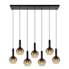 Lucide Hanglamp Marius Zwart - 7 x E27 - 130 cm breed