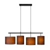 Lucide Hanglamp Maya Zwart - 4 x E27 - 107 cm breed