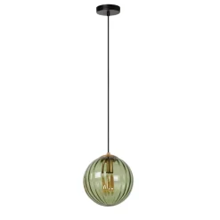 Lucide Hanglamp Monsaraz Groen - E27 - Ø 25 cm