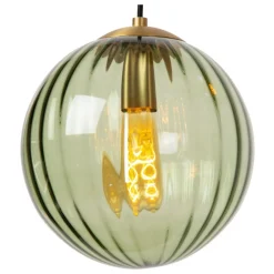 Lucide Hanglamp Monsaraz Groen - E27 - Ø 25 cm