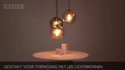 Lucide Hanglamp Monsaraz Multi - 3 x E27 - Ø 35 cm