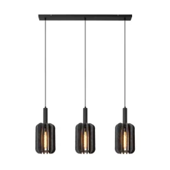 Lucide Hanglamp Rafal Grijs - 3 x E27 - 98 cm breed