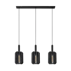 Lucide Hanglamp Rafal Grijs - 3 x E27 - 98 cm breed