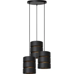 Lucide Hanglamp Rosas Zwart - 3 x E27 - Ø 43 cm breed