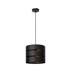 Lucide Hanglamp Rosas Zwart - E27 - Ø 26 cm
