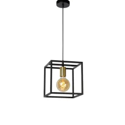 Lucide Hanglamp Ruben Zwart - E27 - 22 cm breed