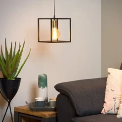 Lucide Hanglamp Ruben Zwart - E27 - 22 cm breed