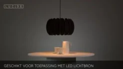 Lucide Hanglamp Spencer Zwart - E27 - Ø 40 cm