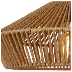 Lucide Hanglamp Yunkai Naturel - 3 x E27 - Ø 50 cm
