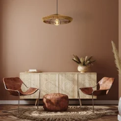 Lucide Hanglamp Yunkai Naturel - E27 - Ø 50 cm