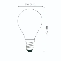 Lucide Lichtbron P45 Wit - E14 - Ø 4,5 cm