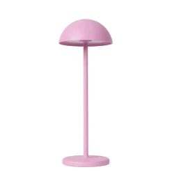 Lucide Oplaadbare Tafellamp Joy Roze - LED - 32 cm hoog
