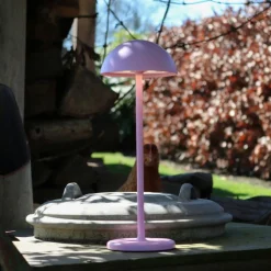 Lucide Oplaadbare Tafellamp Joy Roze - LED - 32 cm hoog