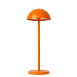 Lucide Oplaadbare Tafellamp Joy Oranje - LED - 32 cm hoog