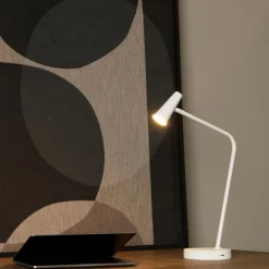 Lucide Oplaadbare Tafellamp Stirling Wit - LED - 48 cm hoog