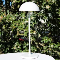 Lucide Oplaadbare Tafellamp Joy Wit - LED - 32 cm hoog