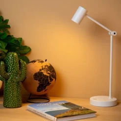 Lucide Oplaadbare Tafellamp Tipik Wit - LED - 64 cm hoog