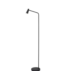 Lucide Oplaadbare Vloerlamp Stirling Zwart - LED - 138 cm hoog