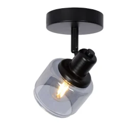 Lucide Plafondspot Bjorn Zwart - E14 - Ø 10 cm