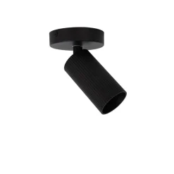 Lucide Plafondspot Clubs Zwart - GU10 - Ø 10 cm