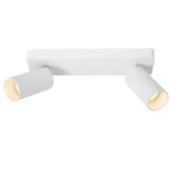 Lucide Plafondspot Clubs Wit - 2 x GU10 - 31x9 cm