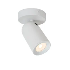 Lucide Plafondspot Punch Wit - GU10 - Ø 10 cm