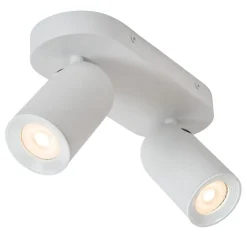 Lucide Plafondspot Punch Wit - 2 x GU10 - 26 cm breed
