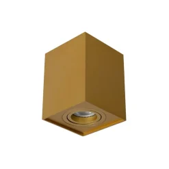 Lucide Plafondspot Tube Goud - GU10 - 10x10 cm