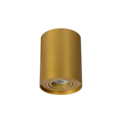 Lucide Plafondspot Tube Goud - GU10 - Ø 10 cm