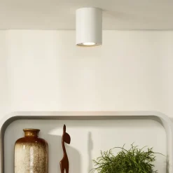 Lucide Plafondspot Tube Wit - GU10 - Ø 10 cm