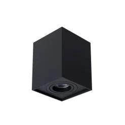 Lucide Plafondspot Tube Zwart - GU10 - 10x10 cm