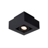 Lucide Plafondspot Xirax Zwart - GU10 - 14x14 cm