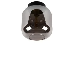 Lucide Plafonniere Joanet Zwart - E27 - Ø 25 cm