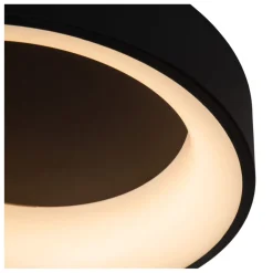 Lucide Plafonniere Mirage Zwart - LED - Ø 45 cm