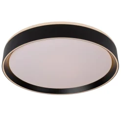 Lucide Plafonniere Nuria Zwart - LED - Ø 40 cm