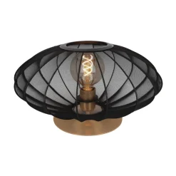 Lucide Tafellamp Corina Zwart - E27 - Ø 40 cm