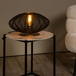 Lucide Tafellamp Corina Zwart - E27 - Ø 40 cm